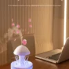 Rotate Raindrop Aromatherapy Machine Simulated Seagrass Air Humidifier Remote Control 15