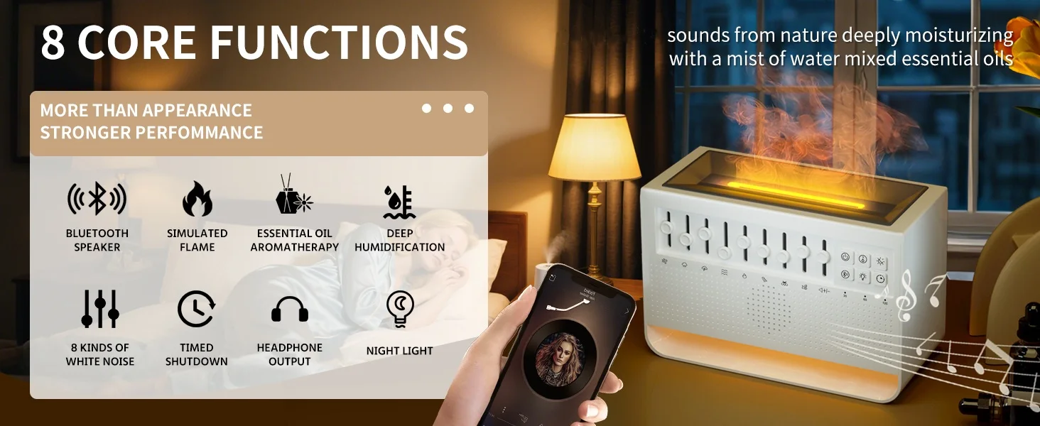 Rotating Raindrop Air Humidifier 7