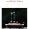 Ship Model Decoration Air Humidifier 250ml Essential Oil Diffuser Jellyfish Smoke Ring Spray Aroma Diffuser For Home 12