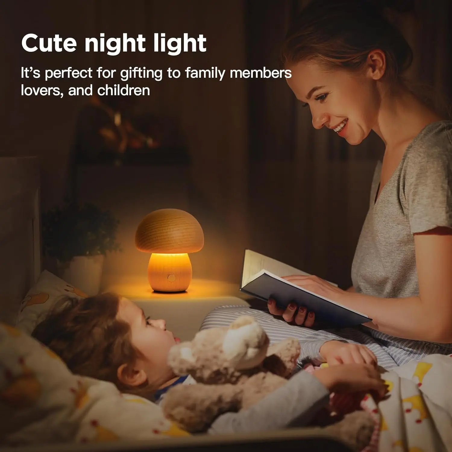 Rechargeable Mushroom Table Lamp 13