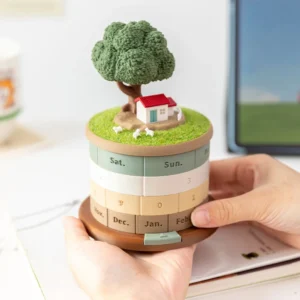 Mini Rotating Calendar Storage Box 1