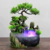 Wealth Feng Shui Company Office Tabletop Ornaments Desktop Flowing Water Waterfall Fountain 1