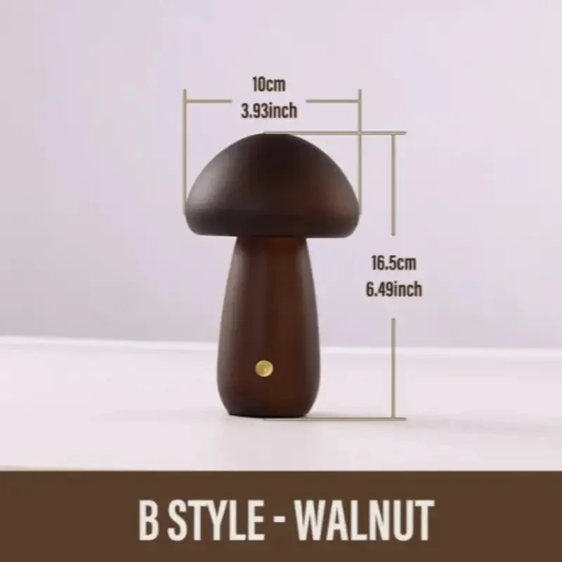 Rechargeable Mushroom Table Lamp 8