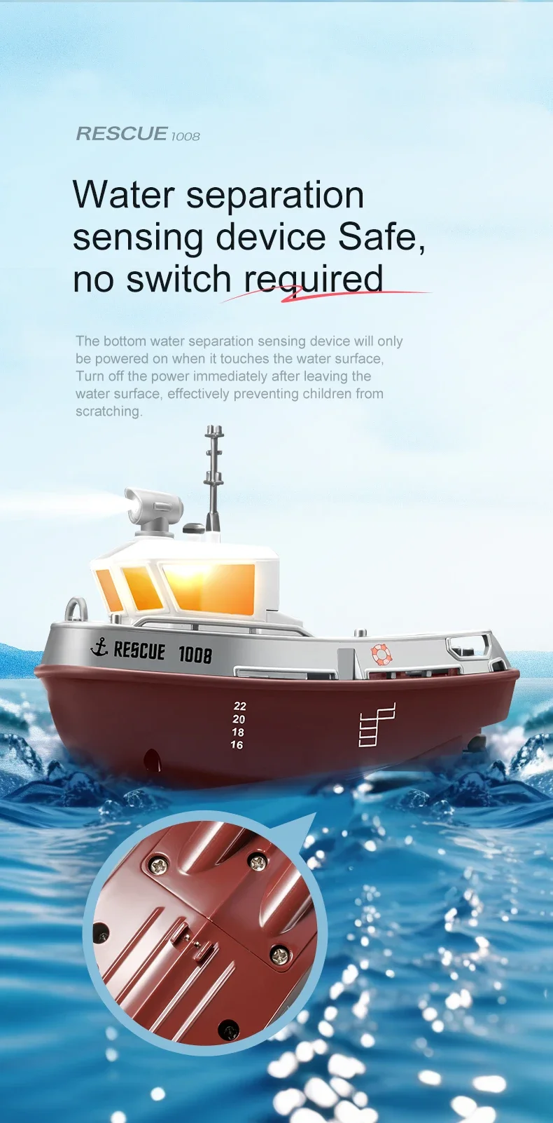 LED Remote Control Boat 15