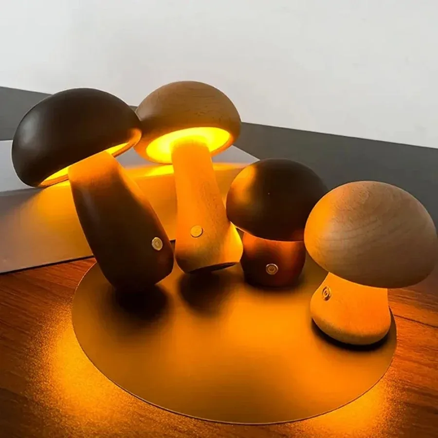Rechargeable Mushroom Table Lamp 11