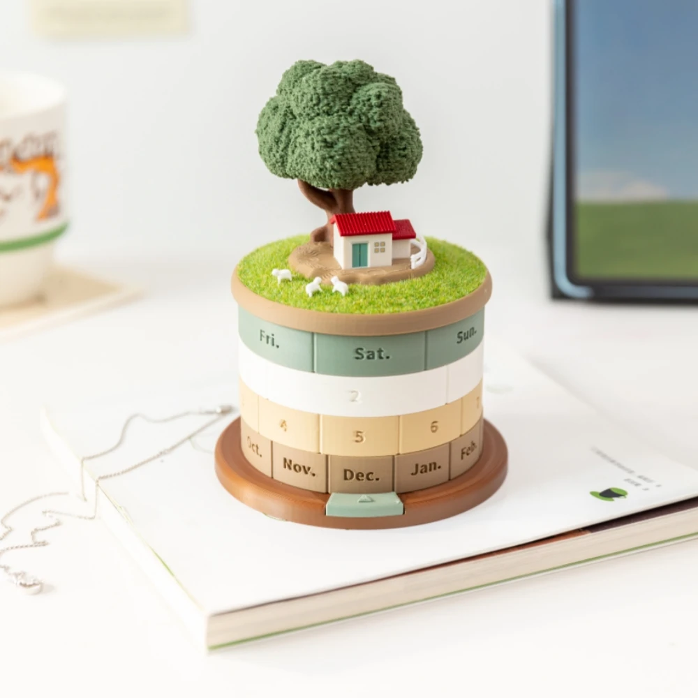 Mini Rotating Calendar Storage Box 4