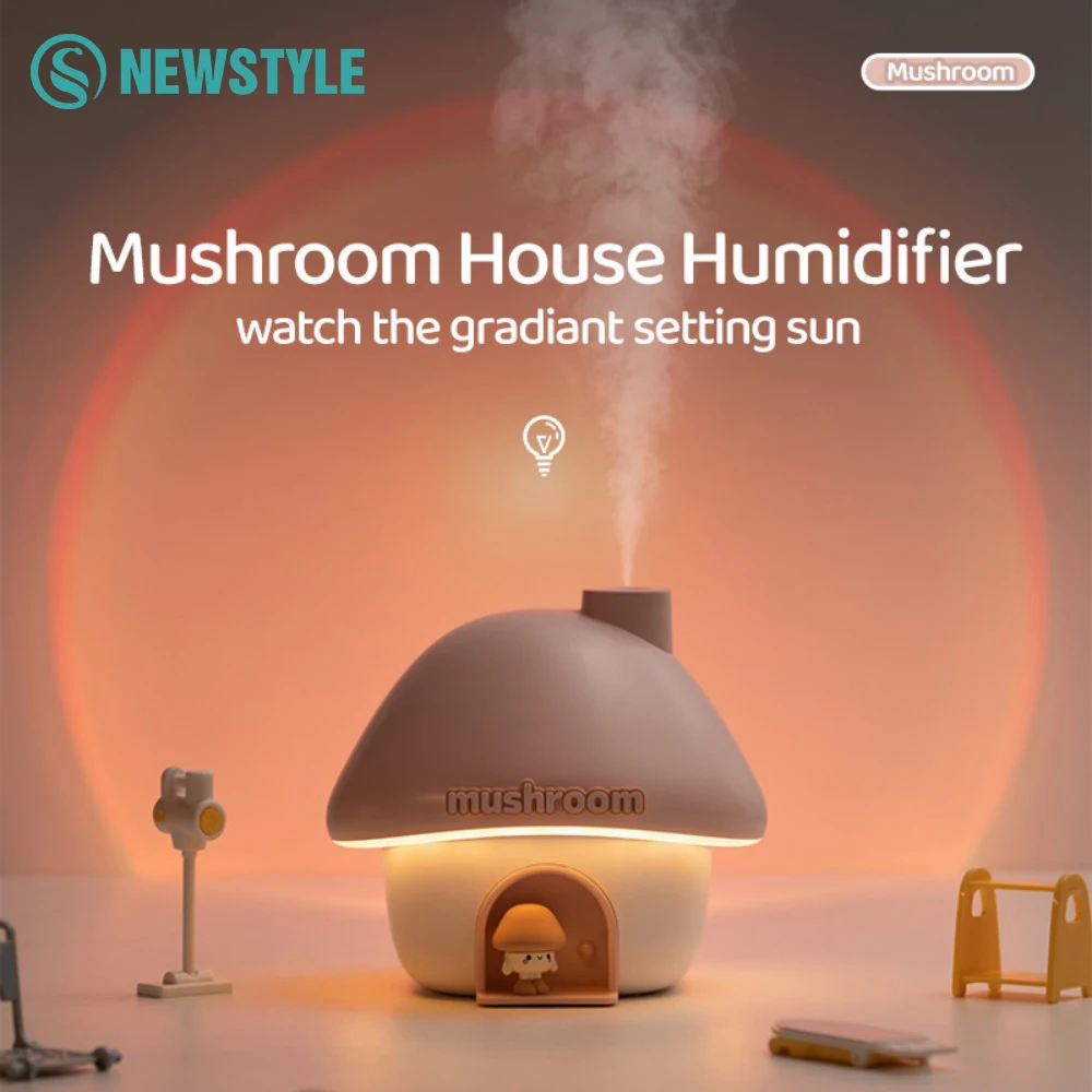 Colorful Mushroom Essential Humidifier 1