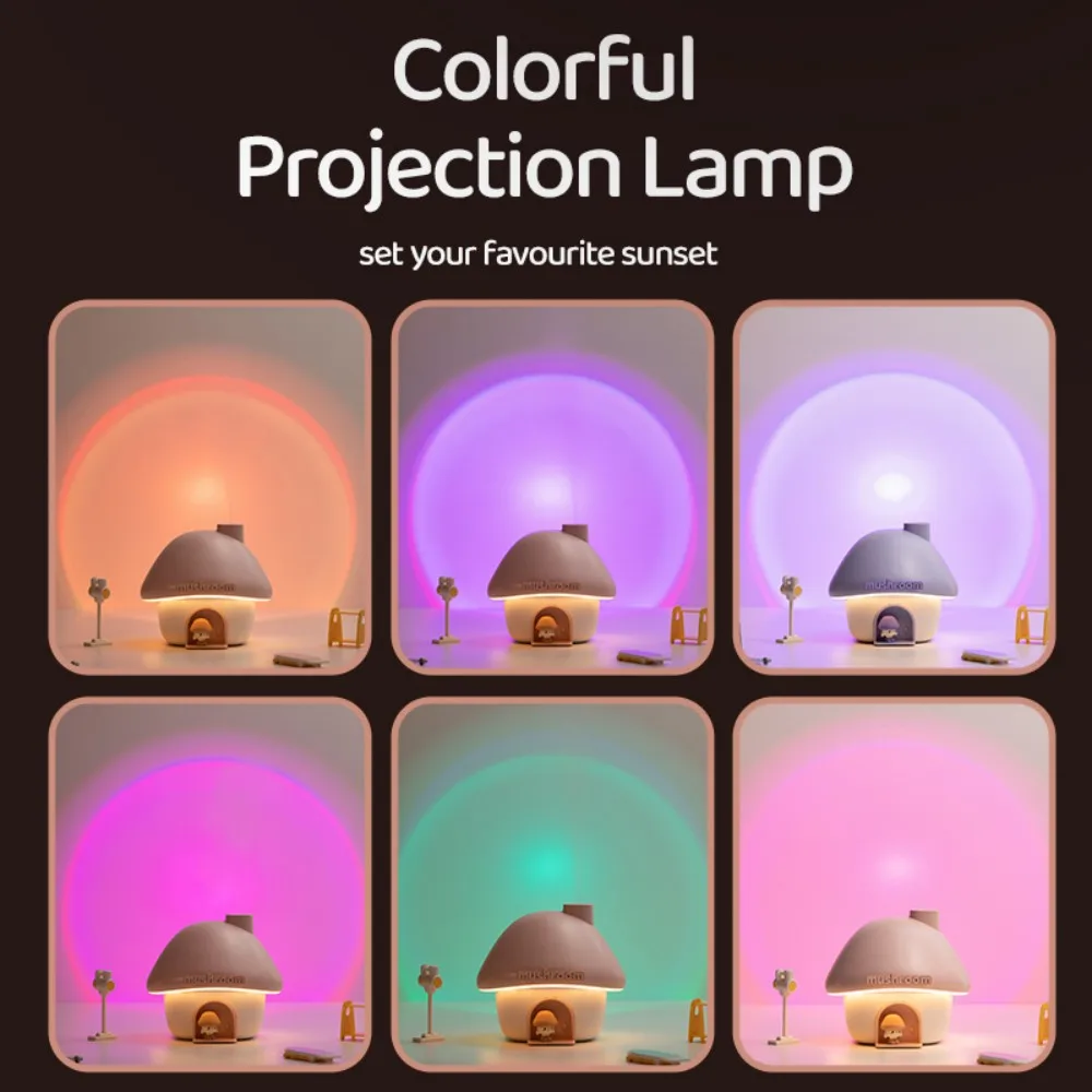 Colorful Mushroom Essential Humidifier 3