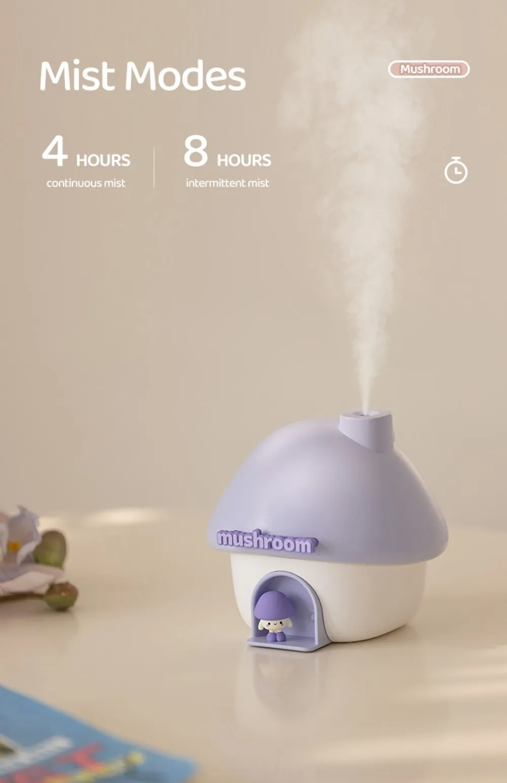 Colorful Mushroom Essential Humidifier 19